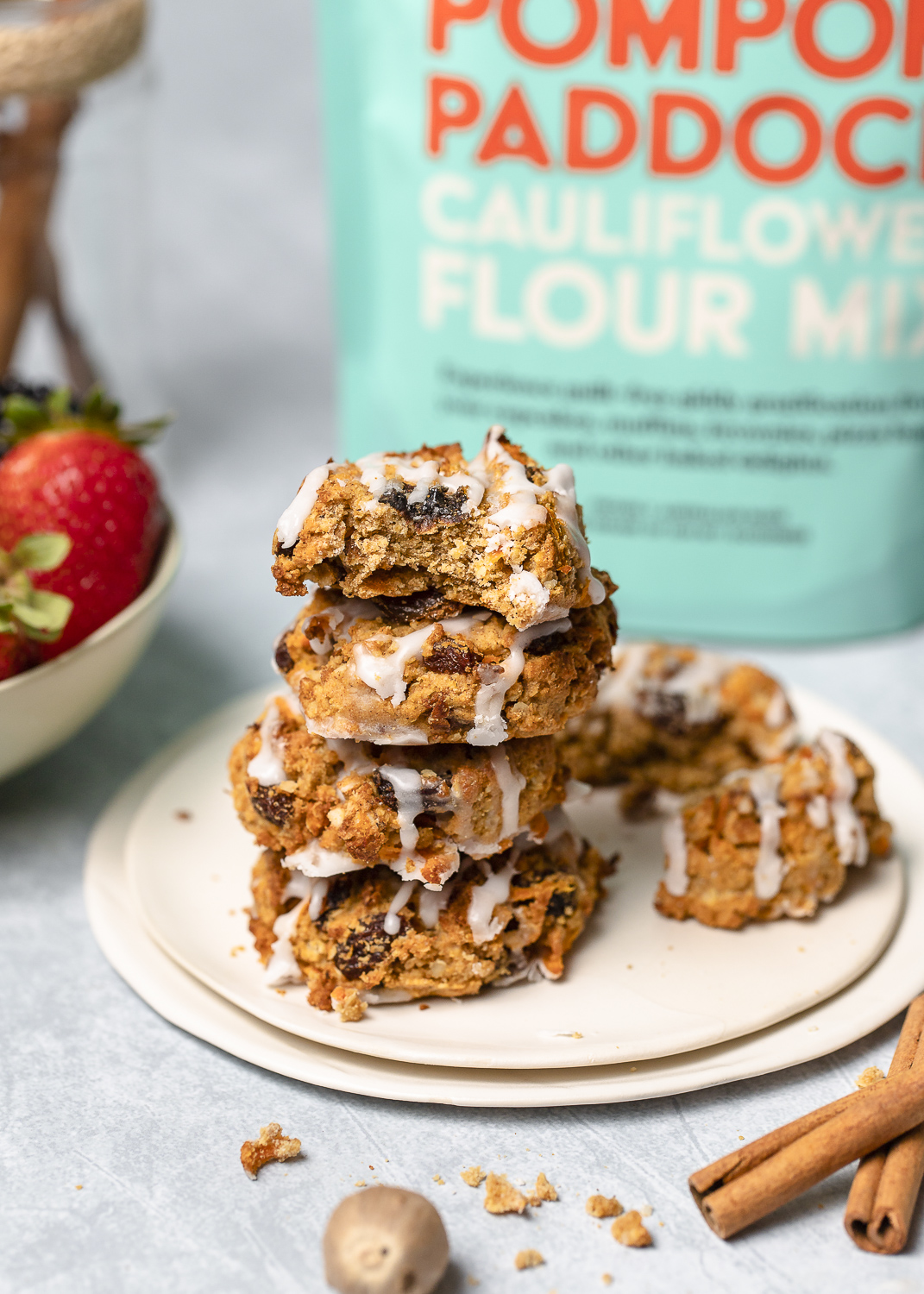 Healthy Carrot Cake Cookies (Gluten-Free, Lunch Box Friendly) - PomPom ...